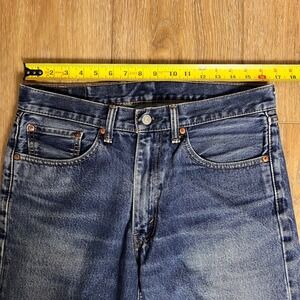 Levi's 505 Mens Jeans Dark Wash Regular Fit Waist 33 Length 30